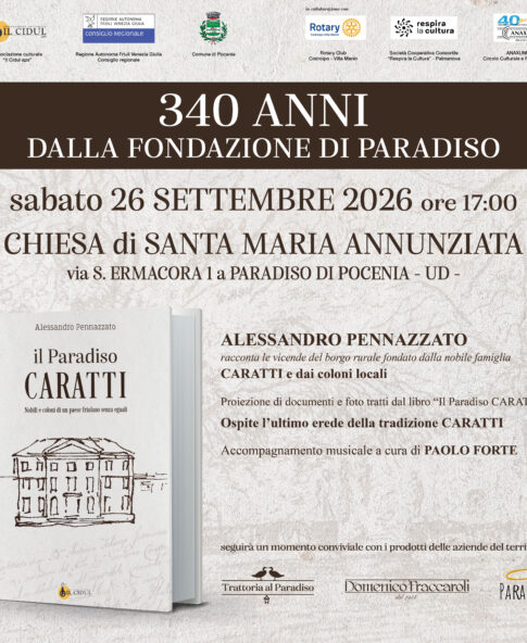 340 anni dalla fondazione di Paradiso
